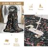 Animal Plant Living Room Carpet Nordic Print Bedroom Rug Machine Washable Fashion Light Luxury Coffee Table Soft Mat Tapis