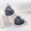 Pearl Heart Sunglasses for Weddings, Birthdays, and Parties