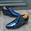Fashion Cuban Lace Up Mirror Patent Leather Height Increasing Shoes For Men  Formal Wedding Prom Homecoming Footwear
