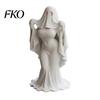 Niche Personality Statue Ghost Lady Ornament, Durable PLA 3D Printing Halloween Figure, Decor Figurine Full of Mystery Collectible, for Desktop
