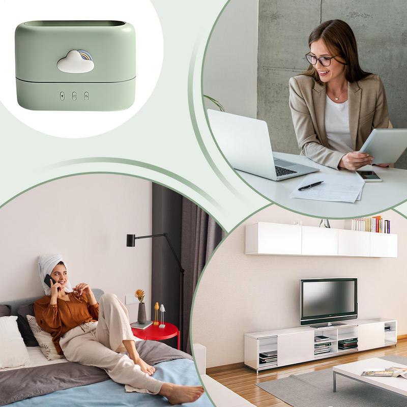 Fire Oil Diffuser Diffuser Oil Machine Cool Mist Noiseless Small Humidifier Scent Decor Odor Eliminator Interior Accessories For