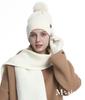 Knit Hat with Simple Thick Perfect for and Outdoor One Size Fits M-Sing Pom-Pom, Beanie, Winter, Warm, Fleece-Lined, Skiing, Golf, Snowboarding,