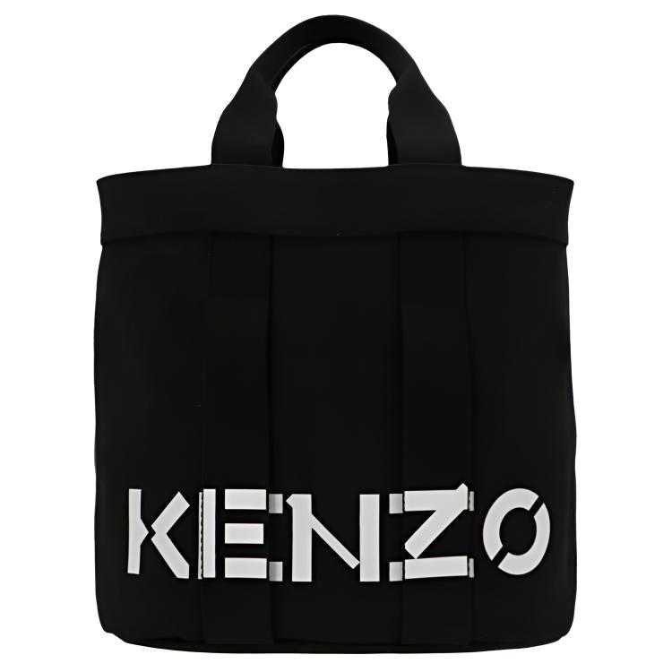 

Kenzo Letter Print Open Closure Internal Logo Decoration Cotton Backpack Unisex Backpack Black FC52SA910F0199 Basic Set (Bag)
