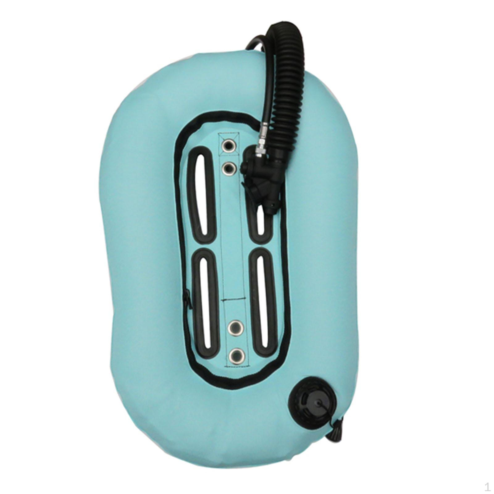 

Крыло-пончик для подводного плавания с аквалангом весом 30 фунтов, с одним цилиндром, комплект компенсатора плавучести для подводного плавания светло-синий