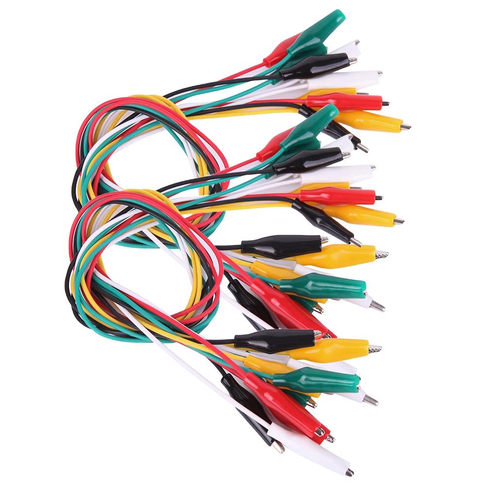 Alligator Clip Connector Car Battery Ignition Connection Wire Spring Clip Auto Battery Test Lead Clips Insulated Alligator Clamp