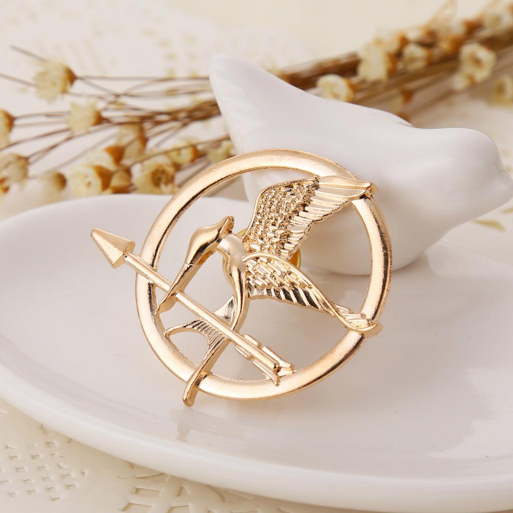 1pc Creative & Versatile Vintage Mockingbird Metal Badge Retro Brooch Pin For Backpack, Clothing, And Accessories