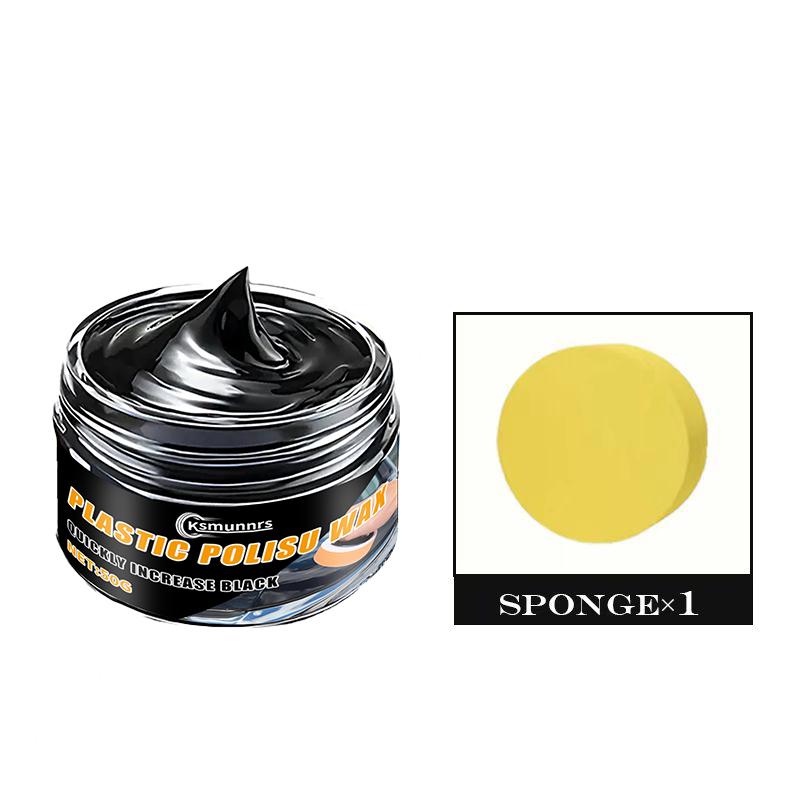 

!!NEW!!!50ml (1.69fl.oz) Black Interior/Exterior Restoration Wax - Heavy-Duty Automotive Interior & Exterior Renewer, Protectio
