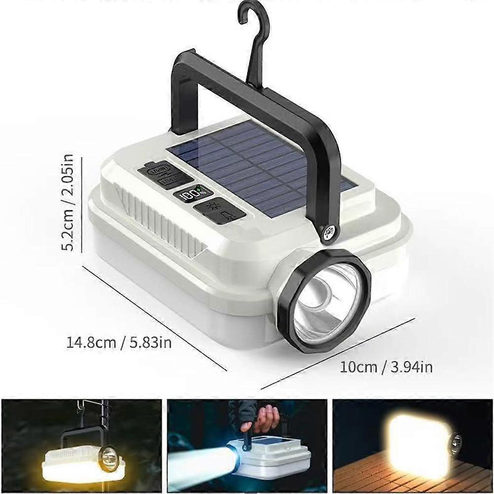 Solar Camping Lantern - Dual Source Lighting Power Bank Function