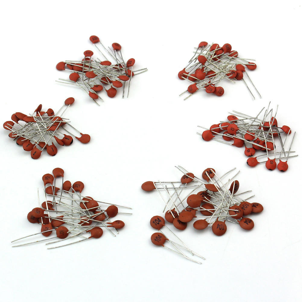 1000pcs 50 Values Ceramic Disc Capacitors Kit