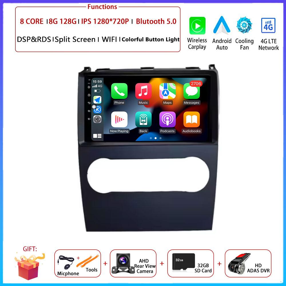 Android Carplay For Mercedes Benz B200 A B Class W169 A160 A180 A200 A220 2009-2012 Car Radio Navigation GPS Multimedia Video