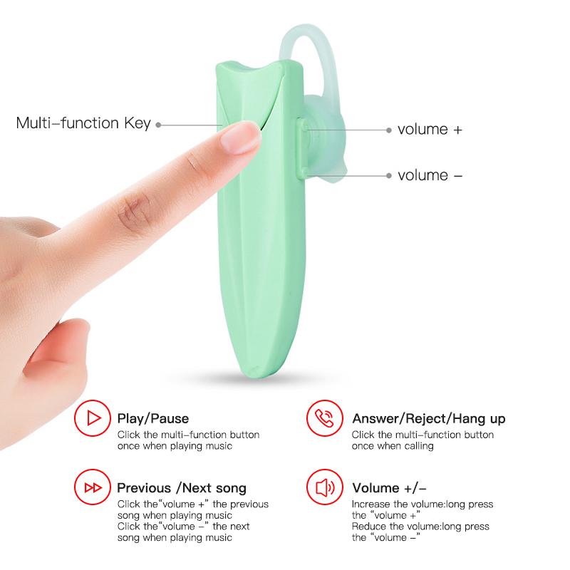 DUODUO 24 Saat İş Bluetooth Kulaklık Araba Bluetooth Kulaklık Eller Serbest mikrofon ile kulak kancası Kablosuz Kulaklık iPhone xiaomi samsung için