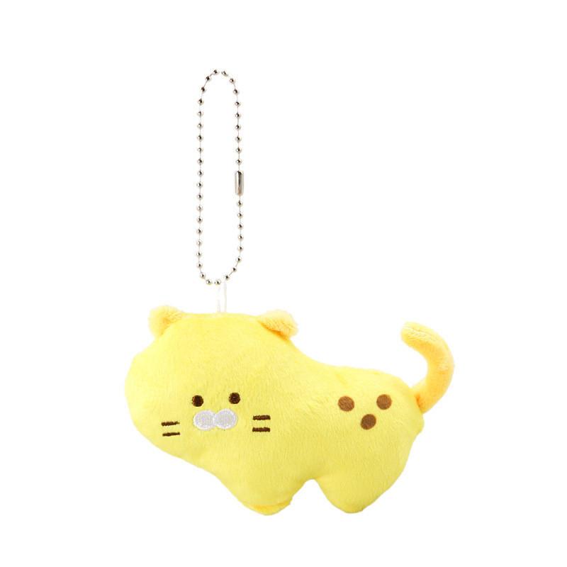 Charming Cartoon Zoo Series Plush Keychain Adorable Animal Character Soft Toy