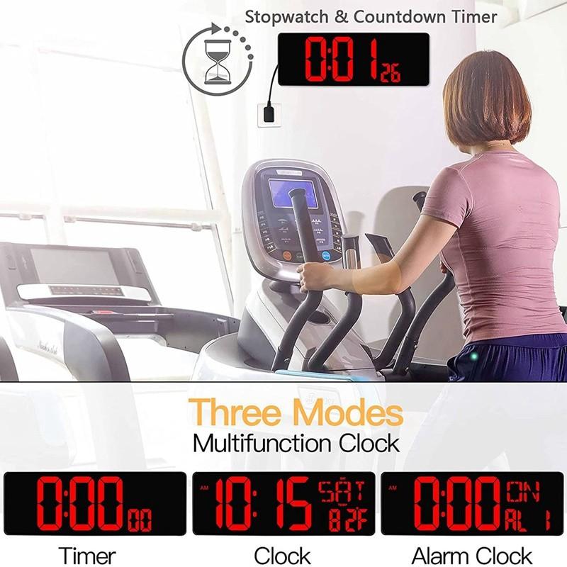 Multifunctional Large Digital Timer Clock 16.5 Inch LED Display Count Electronic Clock Home Office Classroom Wall Clock