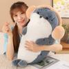 Adorable Plush Seal Stuffed Animal Soft And Cuddly Gray And Brown Otter Toy For Cozy Sleep