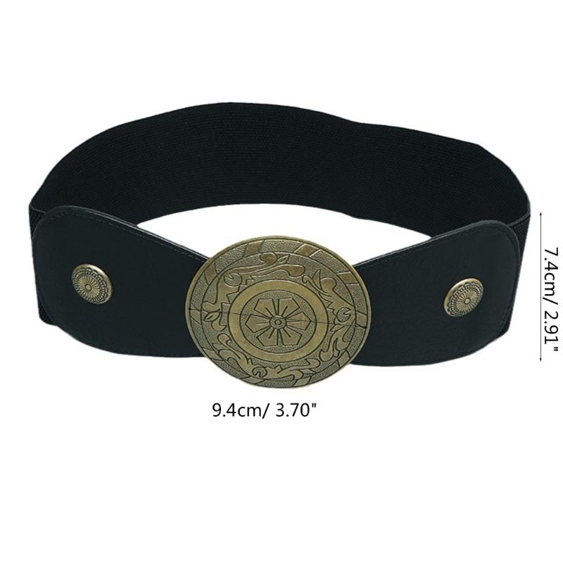 Erwachsener Elastischer Ösen-Design Taillengürtel Verstellbarer Übertriebener Persönlichkeits-Taillengürtel für Männer Jugendliche Mantel Jeans