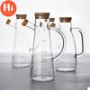 Hi Transparent Oil Bottle with Handle and Scale Heat-resistant Kitchen Tools Soy Sauce Vinegar Container