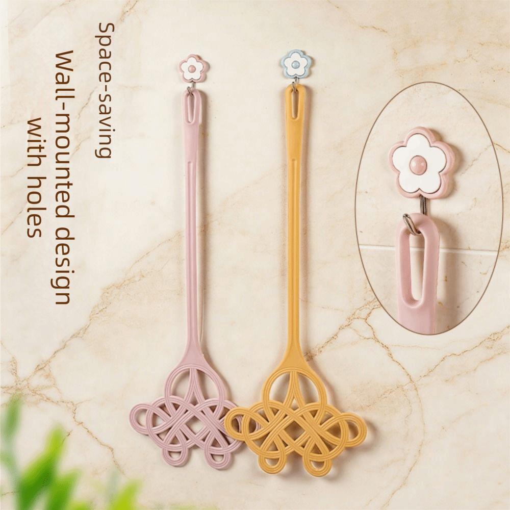 Long Handle Plastic Quilt Beater Lightweight Rug Beater Portable Household Duster  Carpet Cleaning