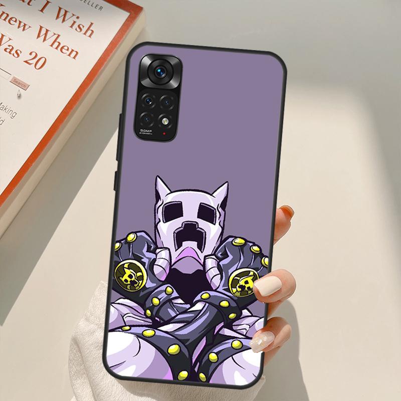 Killer Queen Yoshikage Kira Jojo For Redmi 10A 10C 9A 9C 9T K40 K50 Gaming Phone Case For Redmi Note 11S 10S 9S 9 10 11 Pro