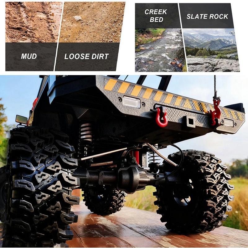 1/10 Scale Climbing / 1/8 Scale Universal 2.2-Inch Tires - H8H Easy-Control RC Big Warrior Tires