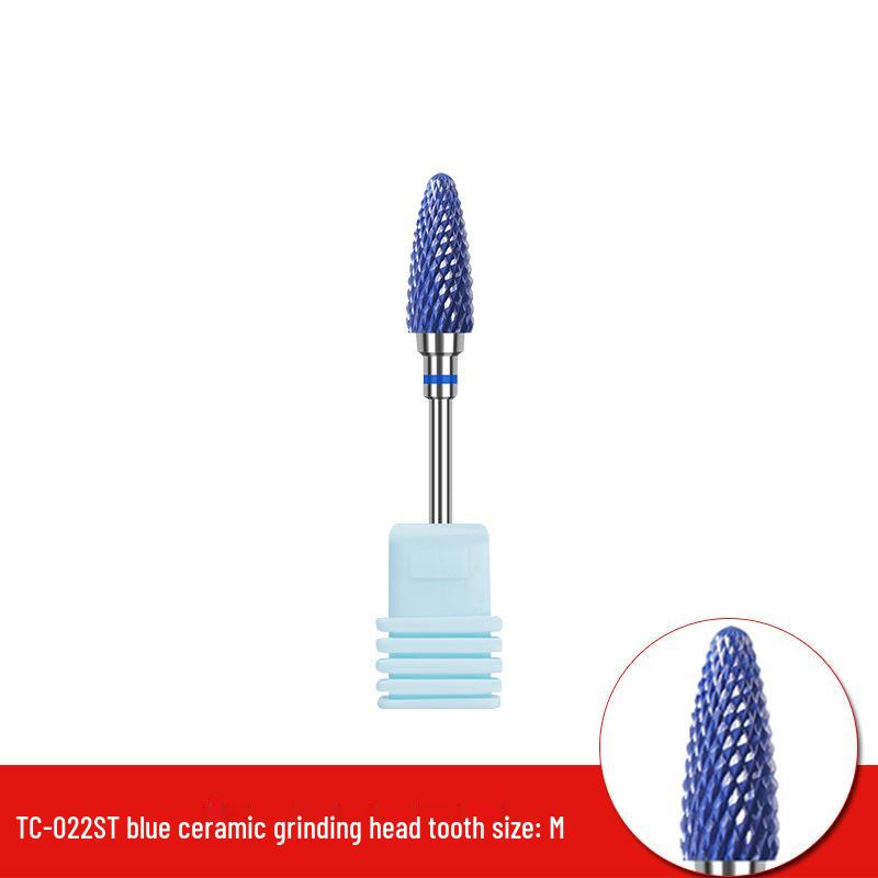 Single Bullet-Shaped Ceramic Nail Grinding Head 2.35