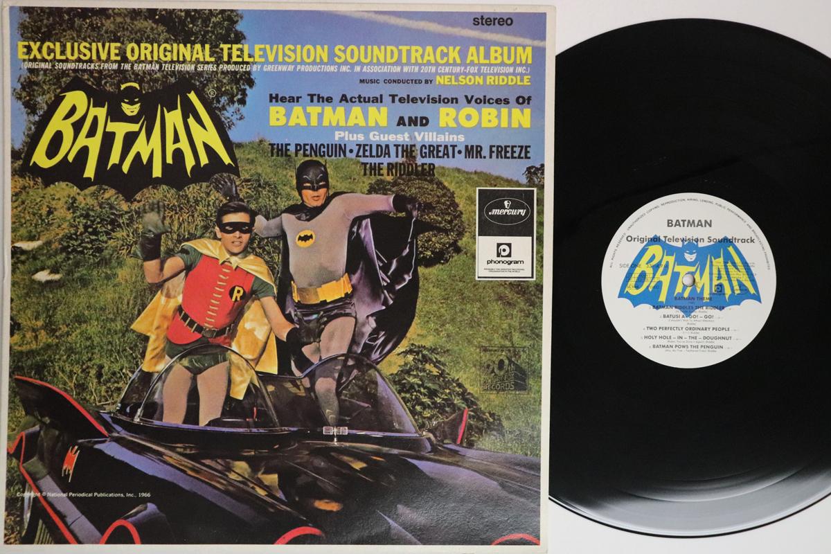 

LP Record OST NELSON RIDDLE Batman BATMN1 MERCURY Non Japan Soundtracks Musicals Used