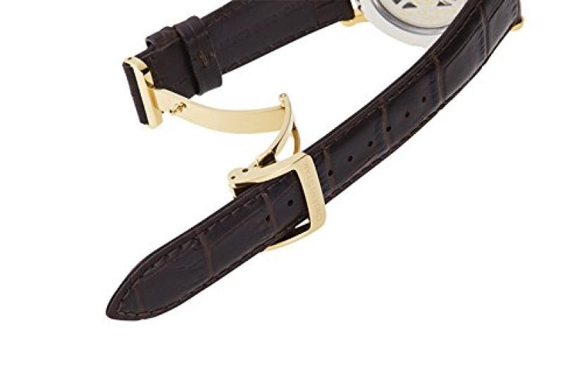Orient Watch RK-AU0001S Men's Brown Automatic Wristwatch, Orient Star Elegant Classic Mechanical (with Manual Winding)