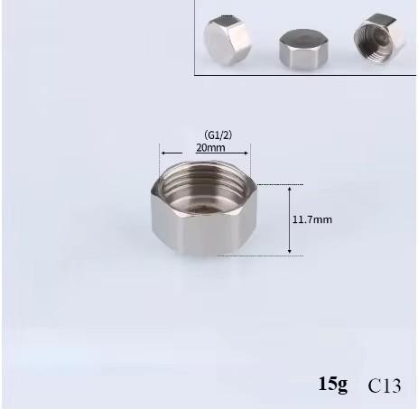 201/304 Stainless Steel 1/2", 3/4" BSP Threaded Plumbing Fittings (Reducing Elbow, Tee, Coupler, Butt Joint) - 1/2" BSP Male-Fem