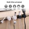 3Pcs Adhesive Cord Holder Adjustable Cable Clips Wire Arrangement Cable Organizer  Home