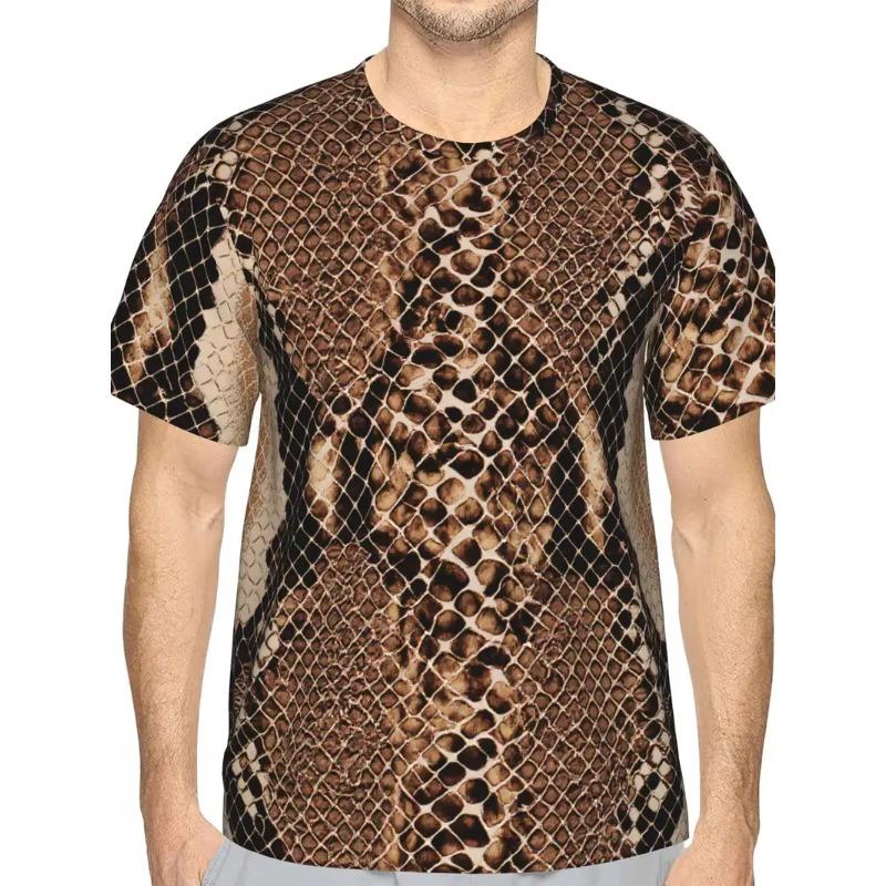 

Men s 3D printed dog leash pattern short-sleeved T-shirt - breathable summer round neck with slight elasticity, S
