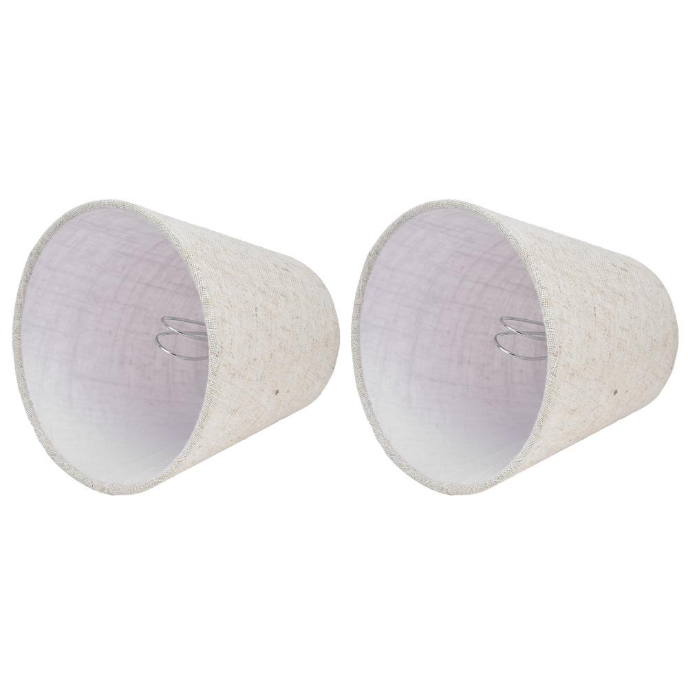 2PCS Fabric Lamp Cover Lightweight Small Lamp Shades Decorative Chandelier Lamp Shades  Wall Lamp