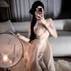 Sexy Underwear New Chinese Pure Desire Printing Naked Back Antique Strap Temptation Dress Ins