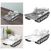 1/48 Scale Armored Tank Model Alloy DIY Assembly Craft for Home Decor