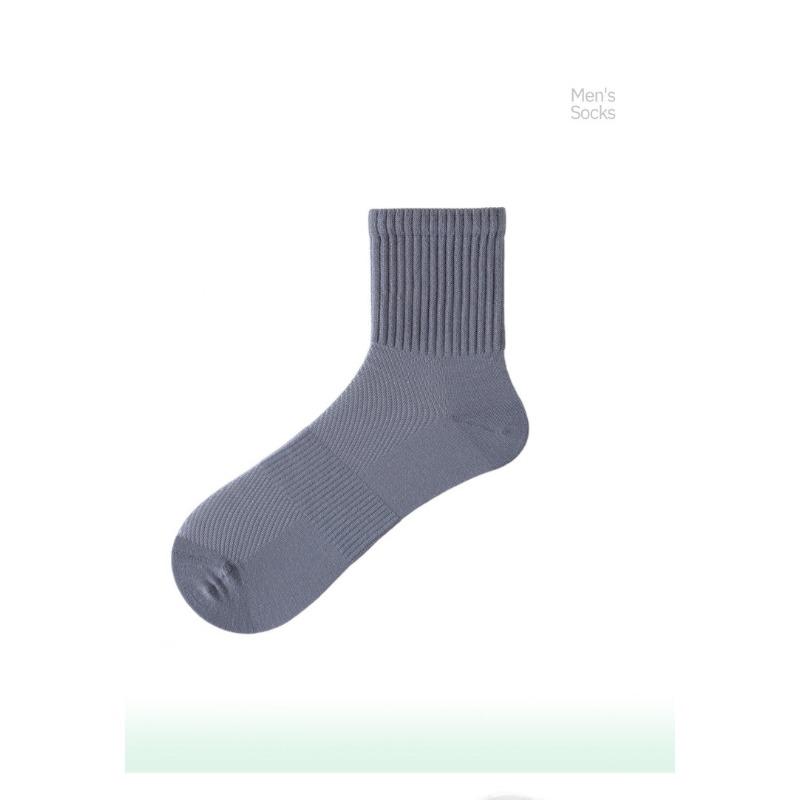 Men's Silk Stockings - Mid-calf Mesh Thin Socks Suitable for Spring and Summer, with Anti-odor, Antibacterial and Sweat-absorbing Properties.