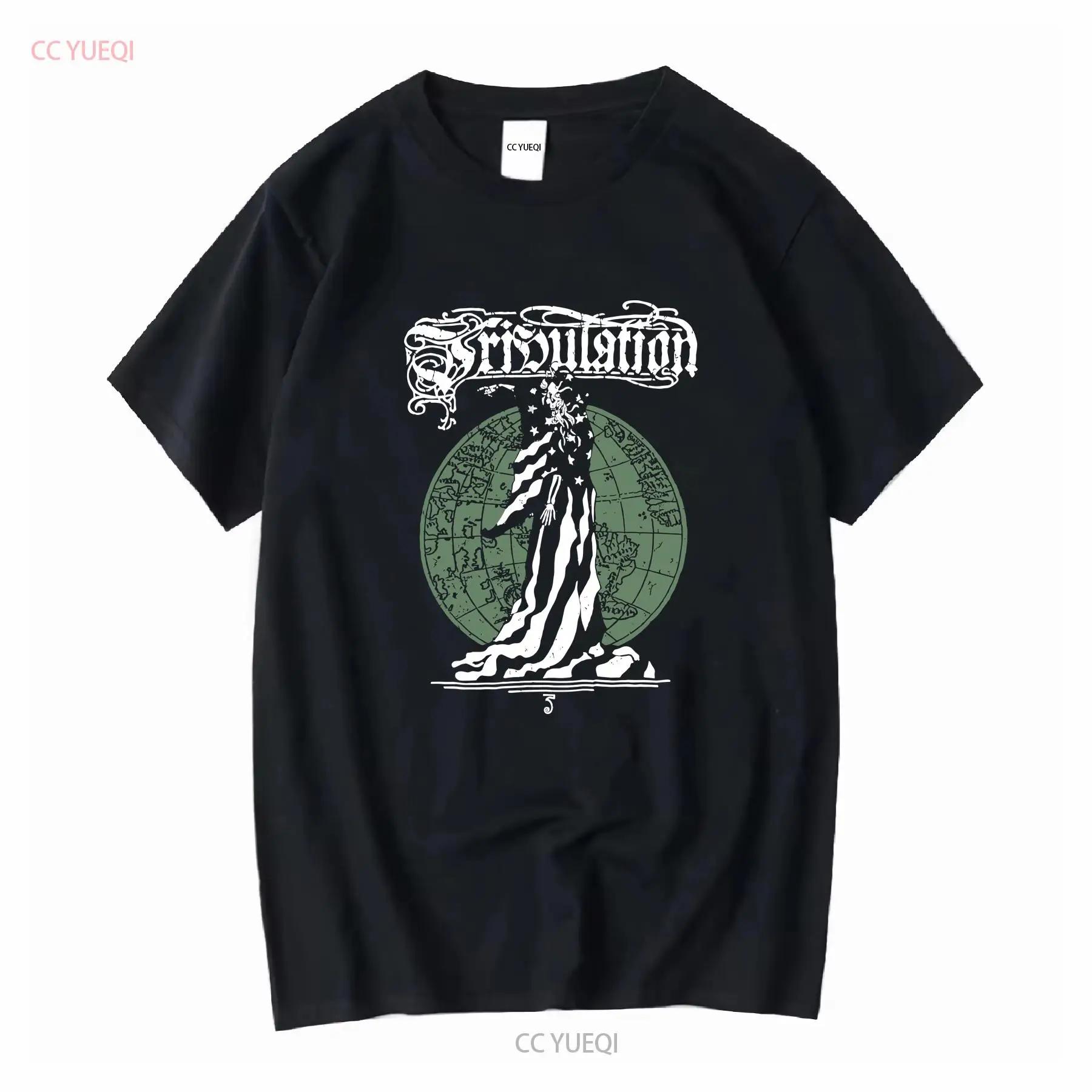 Tribulation Swedish Dark Death Heavy Metal T Shirt Black American Tour S long or short sleeves vintage Washed Stylish S разноцветный