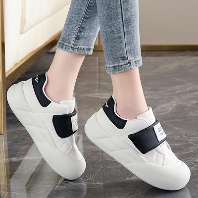 Sneakers Frühling und Herbst Neue Damenschuhe Klettverschluss