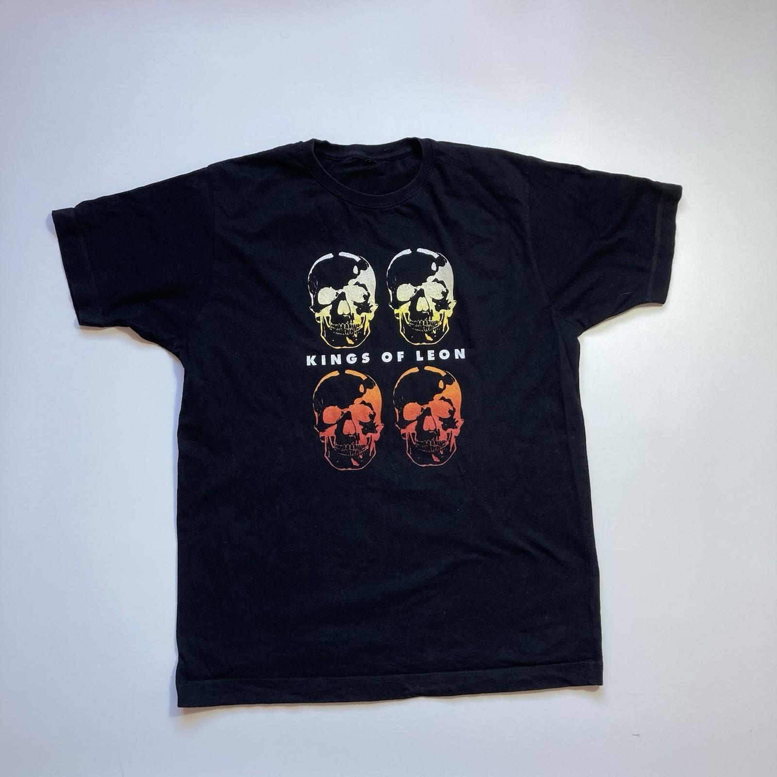 kings of leon indie rock band tee size large S