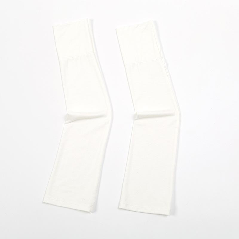 New Modal Cotton Arm Warmers For Women Girls Soft Solid Wide Edge Driving Sunscreen Long-Sleeved Summer Outdoor Riding Sleeves