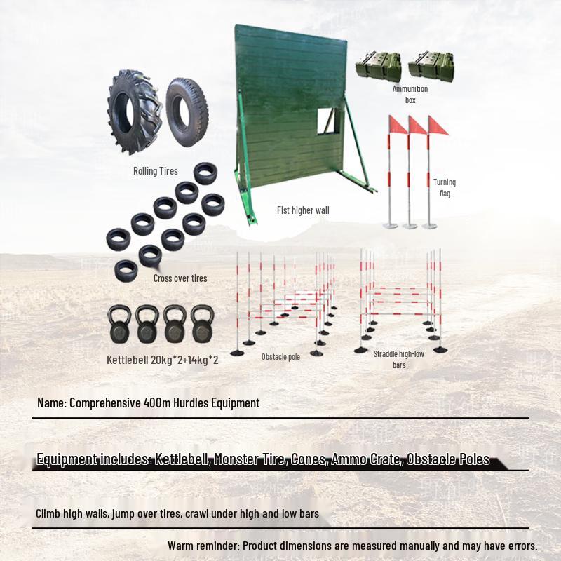 Wild Expedition 400m Obstacle Course Training Set