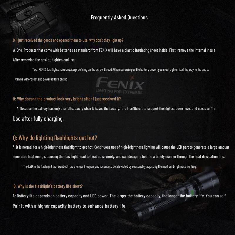 Fenix WT16R Rechargeable LED Flashlight