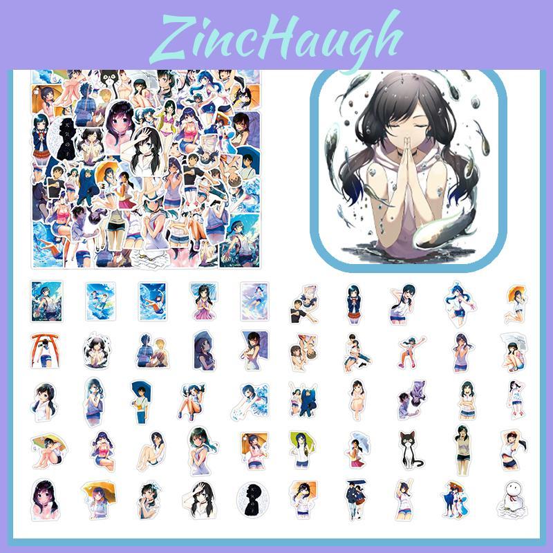 Vibrant Pvc Cartoon Animation Stickers Set For Laptops Luggage And Phones