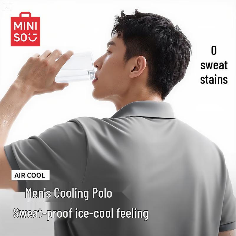 MINISO Men s Quick-Dry Polo Shirt XL