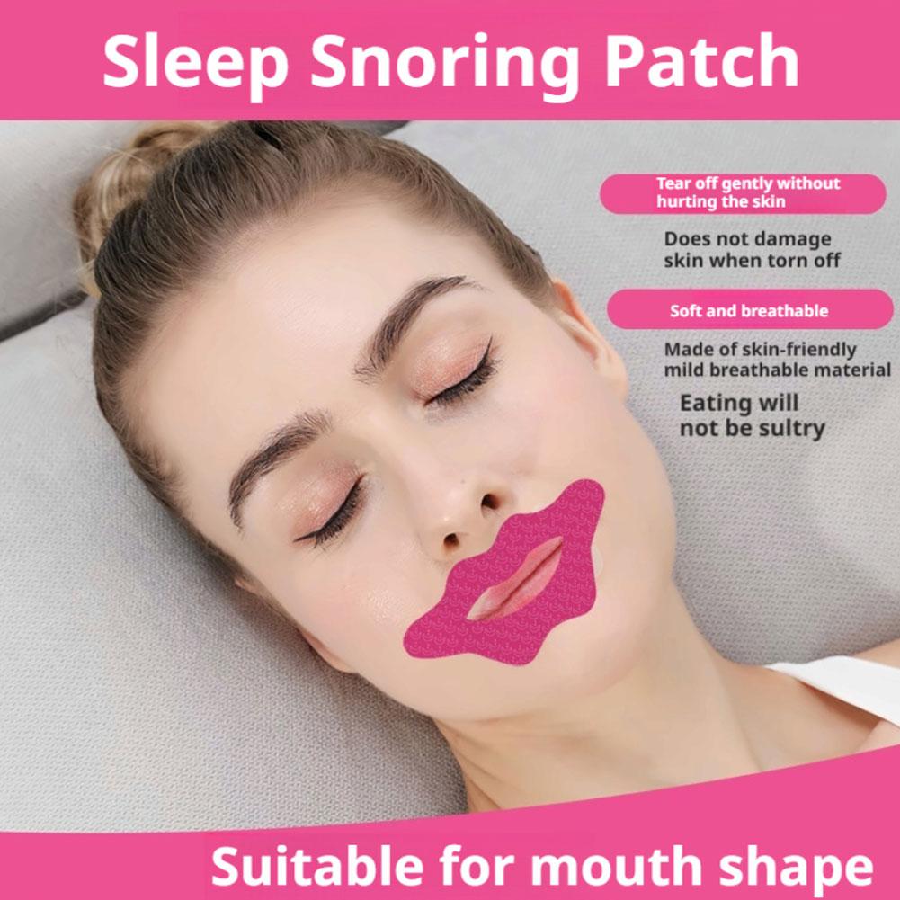 

Anti-Snoring Stickers For Adult Night Sleep Lip Nose Breathing Patch Sticker Improving 30pcs Ta P7O8 rose red-30pcs