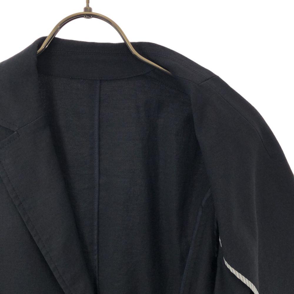 MACKINTOSH PHILOSOPHY Long Sleeve Tailored Jacket 40 Navy Linen Blend Women Used