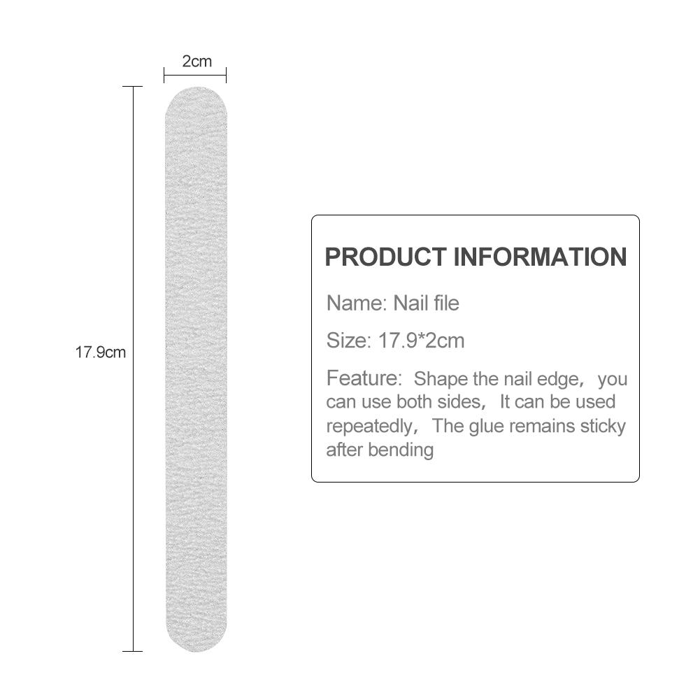 Buy 1Pc Grey Nail File Nail Design Tool Beauty Manicure Tool of Nail