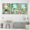 Sheikh Zayed Mosque Kaaba Abstrct Wall Art Muslim Home Living Room Decoration Canvas Painting Posters And Prints Pictures