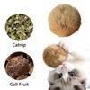 8cm Faux Fur Cat Balls Toy for Indoor Pet Kitten Teething Chasing & Self Play