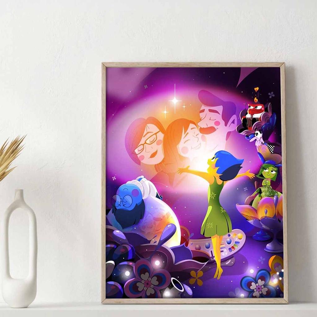 DIY Diamond Painting Happy and Joyful Cross Stitch Kit Mosaic Art Diamond Painting Full Circle Diamond Home Decoration