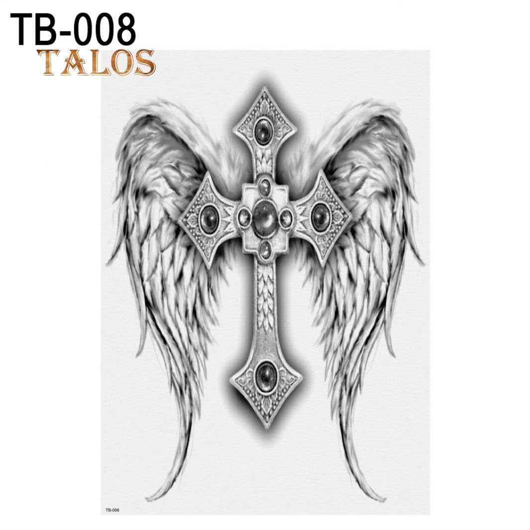 

Водонепроницаемая временная наклейка-татуировка для спины, 1шт/340х480мм one size