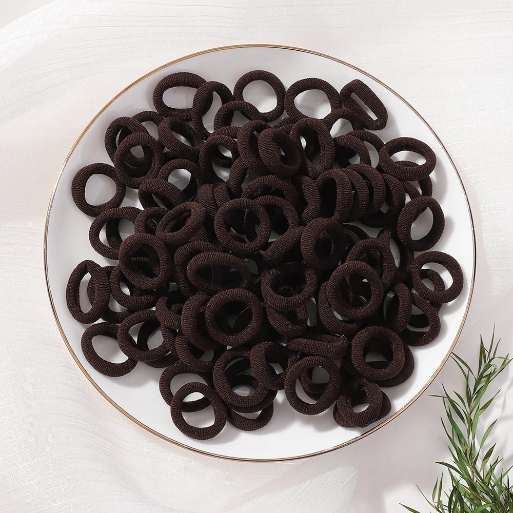 20pcs/lot Girl Elastic Hair Bands Girls Plush Ball Rubber Band for Children Sweets Scrunchie Hair Ties Kids Hair Accessories