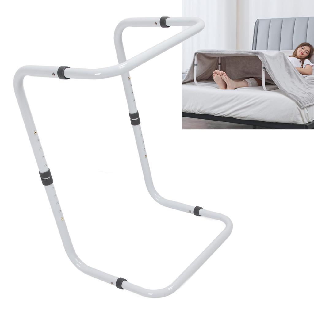 Blanket Lifter for Feet Sheet Riser Height Adjustable Relieve Pressure Foot Tent Blanket Support Holder for Surgery Recovery with 4 Clips